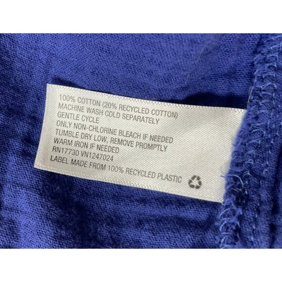 Universal Thread Blue Gauze Flutter Sleeve Midi Dress Cotton Womens Size XS - Picture 8 of 9